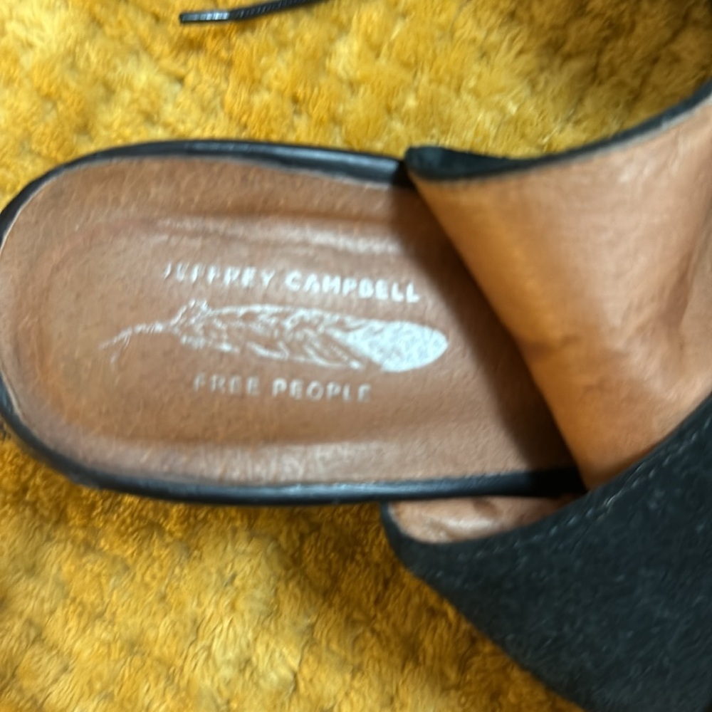 Jeffrey Campbell Black Open-Toe Lace-Up Ankle Boots - Picture 7 of 8